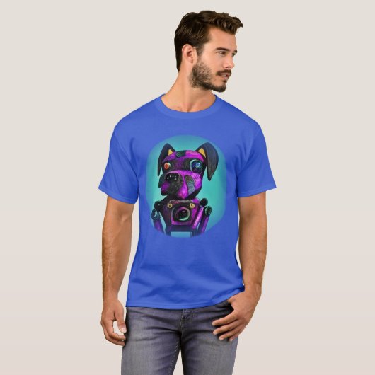 T-shirt robot chien (Devant entier)