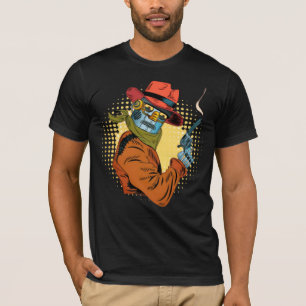 T-Shirt Robot cow-boy