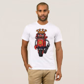 T-shirt Robot de bande dessinée (Devant entier)