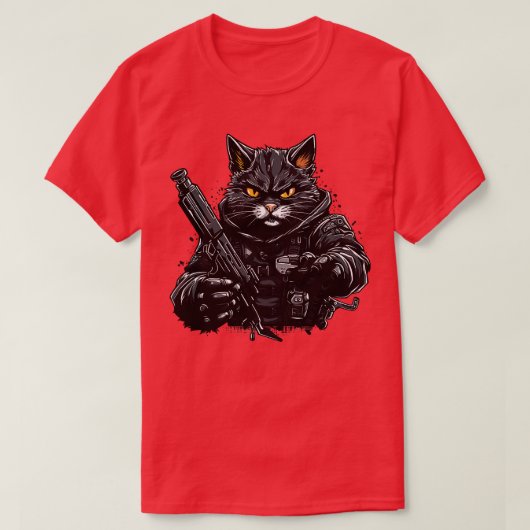T-shirt Robot de chat 1 (Design devant)