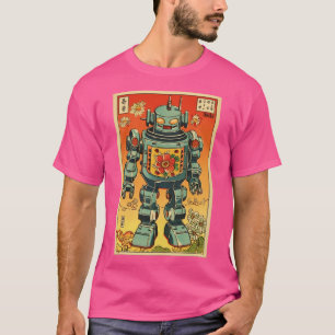 T-shirt Robot de fleurs