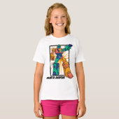 T-shirt Robot de guerrier géant : Aventure illimitée (Devant entier)