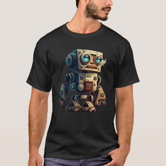 T-shirt robot de marche (Devant)