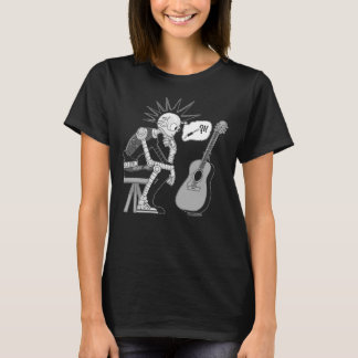 T-shirt Robot de musique confus