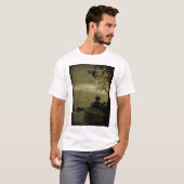 T-shirt robot de pêche (Devant entier)