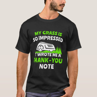 T-shirt Robot de remorquage de pelouse