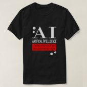 T-shirt Robot d'intelligence artificielle 5 (Design devant)