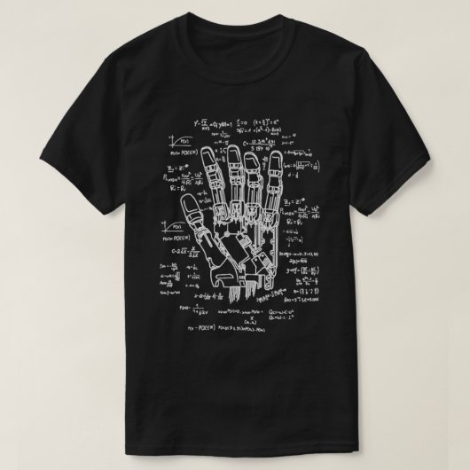 T-shirt Robot Engineer Formule Robotique Math AI Devel (Design devant)