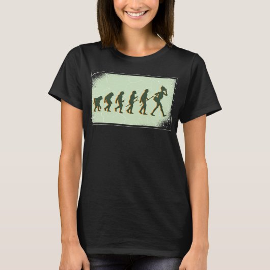 T-shirt Robot Evolution Science Technologies Robots (Devant)