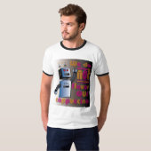 T-shirt Robot fâché (Devant entier)