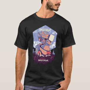 T-shirt Robot Fox Sci Fi Cyber Urban
