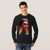 T-shirt Robot Future Technologie Science Femme Retro Vinta (Devant entier)