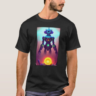 T-shirt Robot Future Technology Science Machine Sci Fi 1