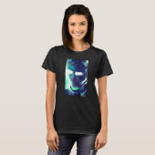 T-shirt Robot Future Technology Science Sci Machine Wi-Fi (Devant entier)
