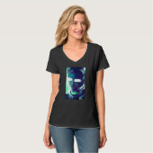 T-shirt Robot Future Technology Science Sci Machine Wi-Fi (Devant entier)