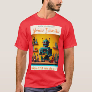 T-shirt Robot futuriste rétro ROBIA 12J2 Mixologue