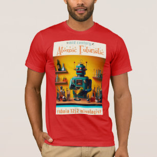 T-shirt Robot futuriste rétro ROBIA 12J2 Mixologue