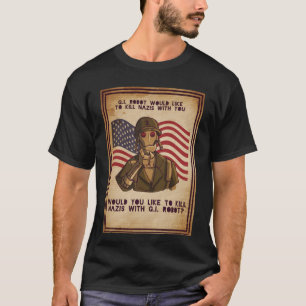 T-shirt robot gi drôle