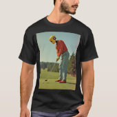 T-shirt Robot Golfer (Devant)