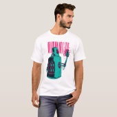 T-shirt Robot Graffitti Code-Barre (Devant entier)
