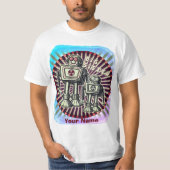 T-shirt robot grande soeur (Devant)