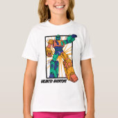 T-shirt Robot Guerrier géant : Aventure illimitée (Devant)