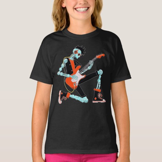 T-shirt Robot guitariste (Devant)