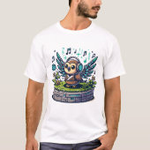 T-shirt robot hibou (Devant)