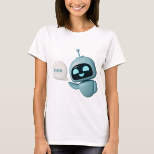 T-shirt Robot IA Mignon – Design Futuriste Adorabl