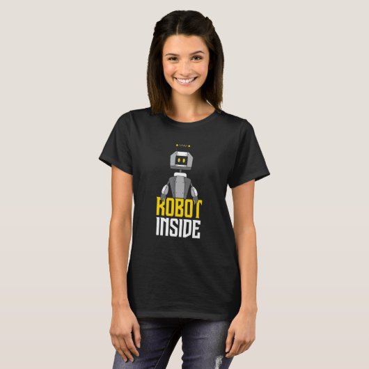 T-shirt Robot Inside Robotics Engineering Robotics Technic (Devant entier)