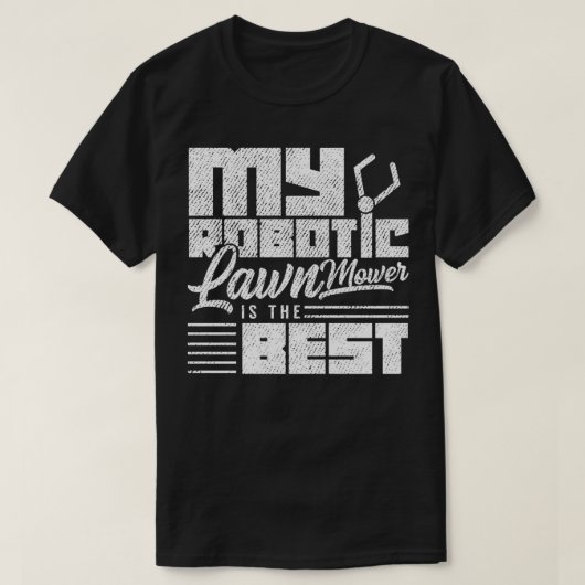 T-shirt Robot Lawnmower robotique (Design devant)