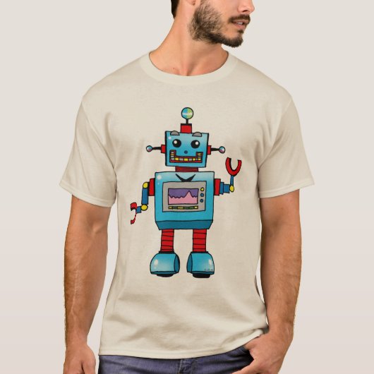 T-shirt Robot mignon (Devant)