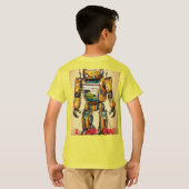 T-shirt "Robot mignon - TechT ludique conçu (Dos entier)