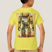 T-shirt "Robot mignon - TechT ludique conçu (Dos)