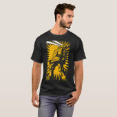 T-shirt Robot noir (Devant entier)