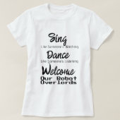 T-shirt Robot Overlords (Design devant)