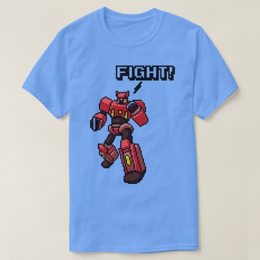 T-shirt Robot Pixel Art (Design devant)