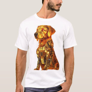 T-shirt Robot Retriever � Chien Méca Futuriste