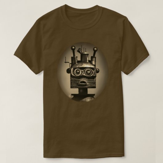 T-shirt Robot Rétro (Design devant)