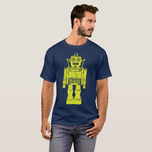 T-shirt Robot rétro (Devant entier)