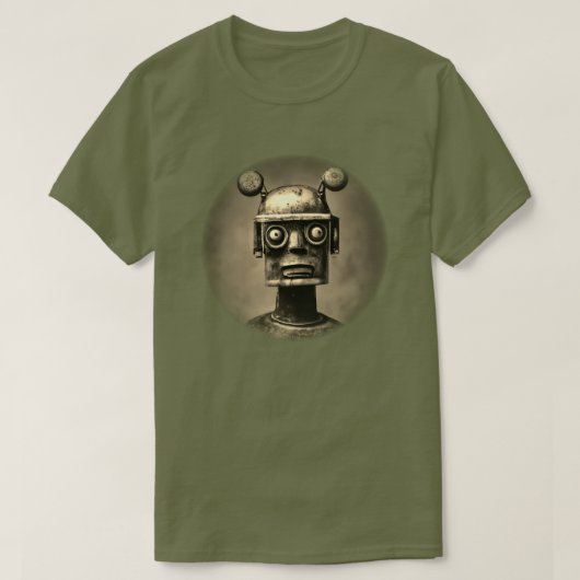 T-shirt Robot Rétro (Design devant)