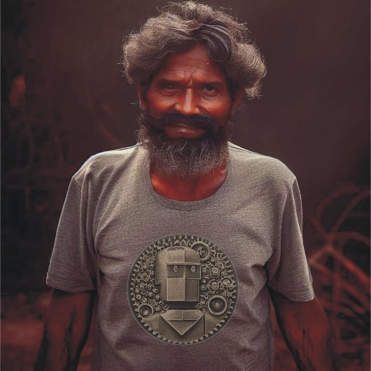 T-shirt Robot Rétro