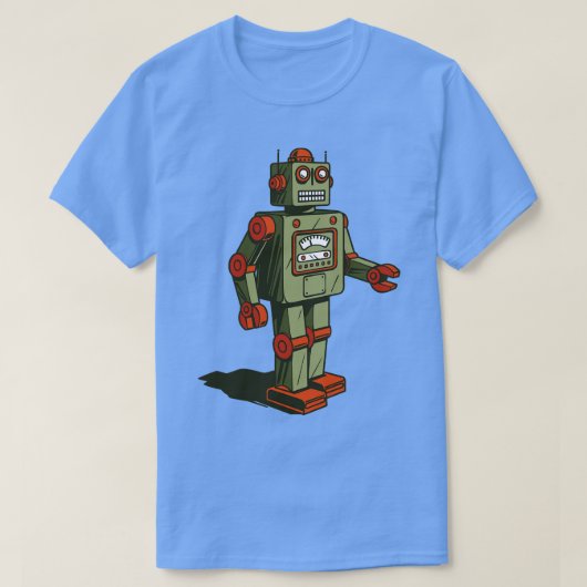 T-shirt Robot rétro cool (Design devant)