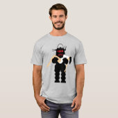 T-shirt Robot Rétro des Années 50 (Devant entier)