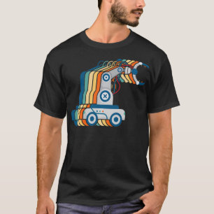 T-shirt Robot rétro Ingénieur robotique Vintage Rétro Robo