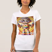 T-shirt Robot Rocking Retro (Devant)