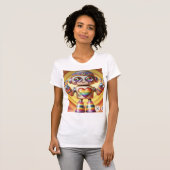 T-shirt Robot Rocking Retro (Devant entier)