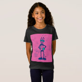 T-Shirt Robot rose (Devant entier)