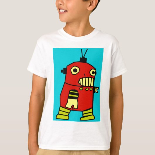 T-shirt Robot rouge (Devant)