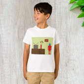 T-shirt Robot rouge rétro